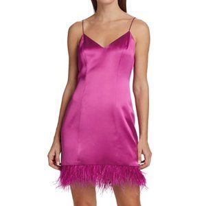 NWT Cami NYC Roxanne Feather Magnolia Dress. Size 0